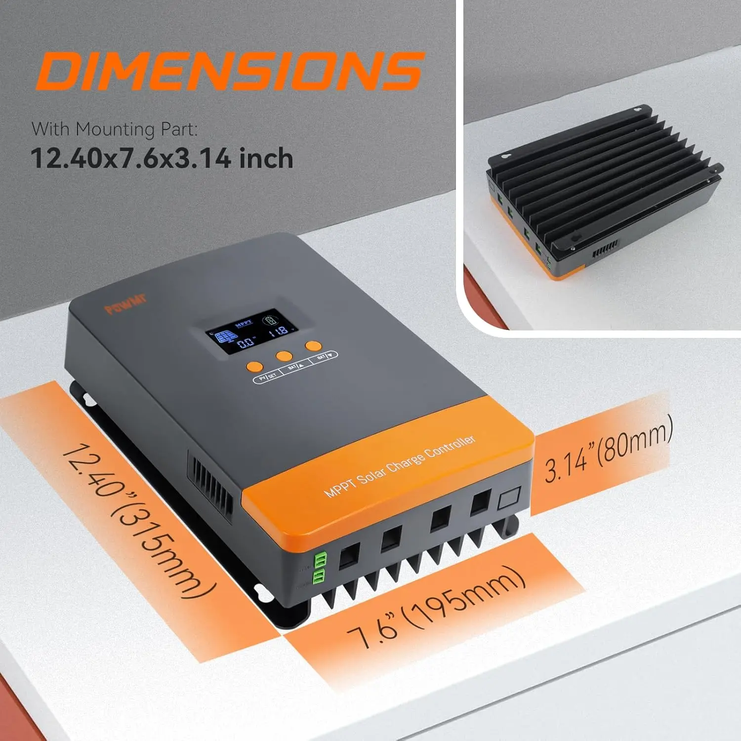 Charge Controller Solar - PowMr Çok Satan 12V 24V 48V