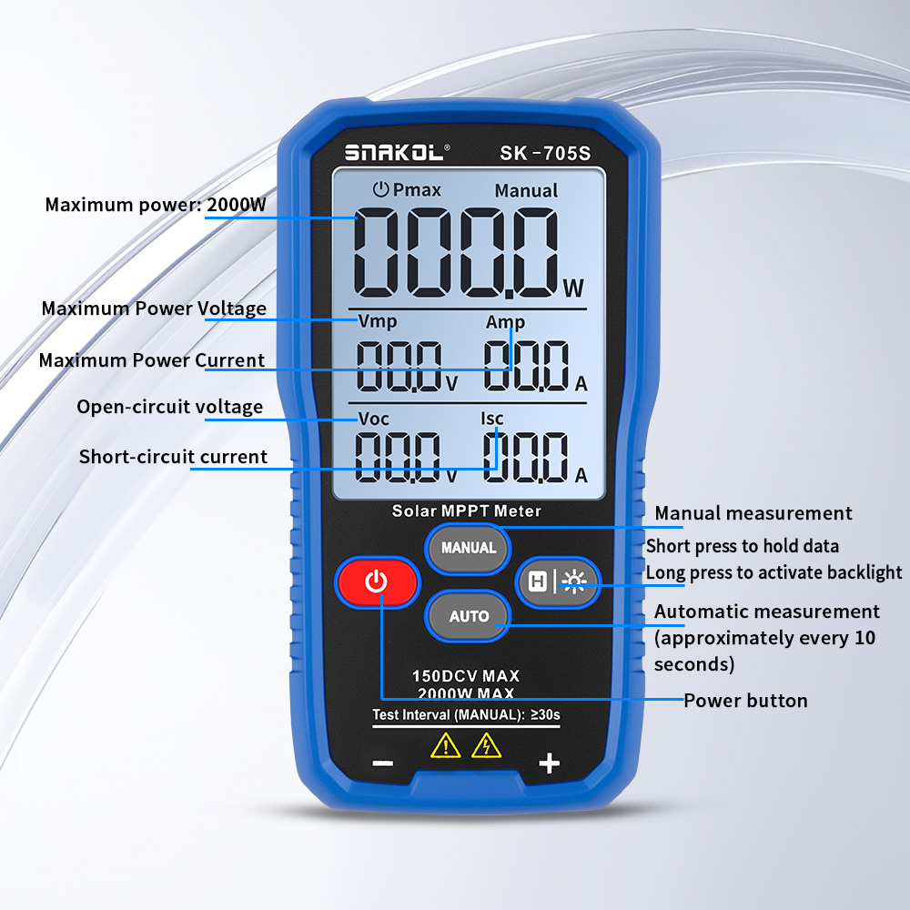 SNAKOL SK-705 Güneş Paneli Tes - Energy Monitor Meter incelemesi ve fiyatı